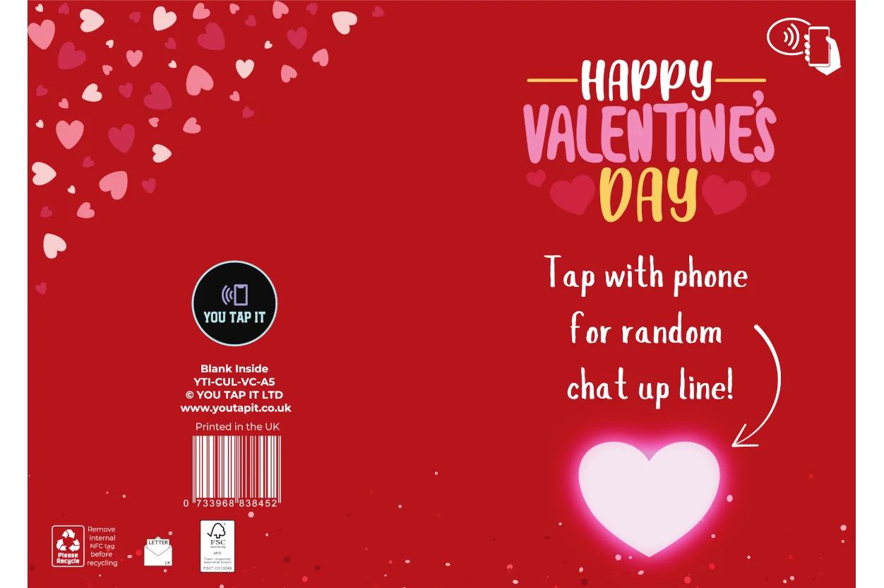 Random Chat Up Line Generator Valentine's Day Card - Spread
