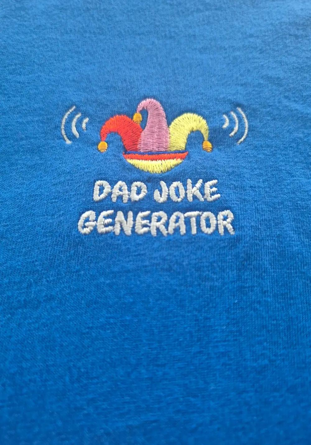 Dad Joke Generator T-Shirt - Tap With Phone Activated