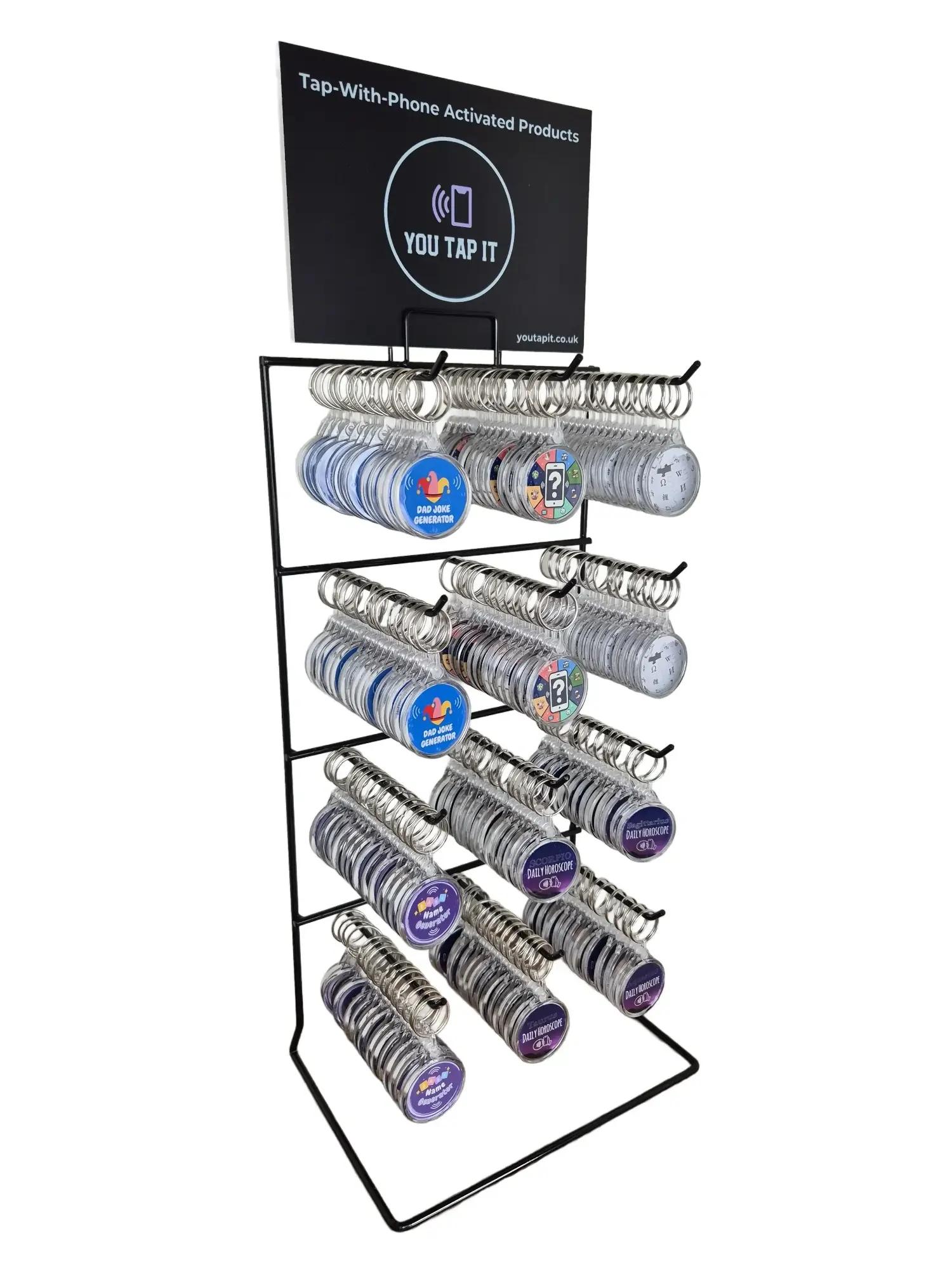 POS Keyring Display Stand - Full