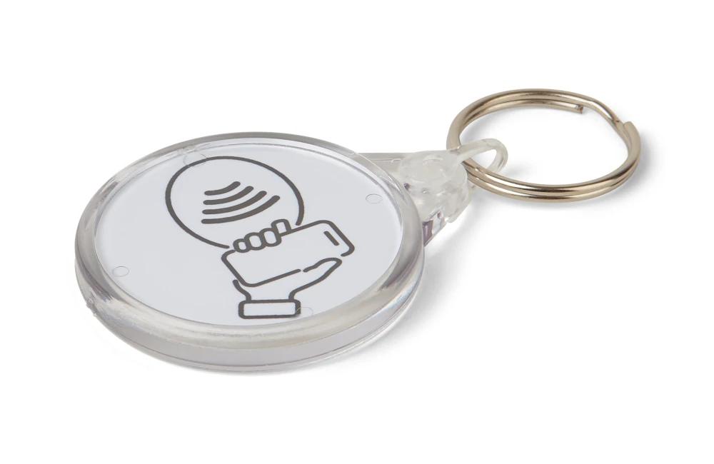 Random Wikipedia Page Keyring - Tap With Phone For Random Wiki Page - Reverse View